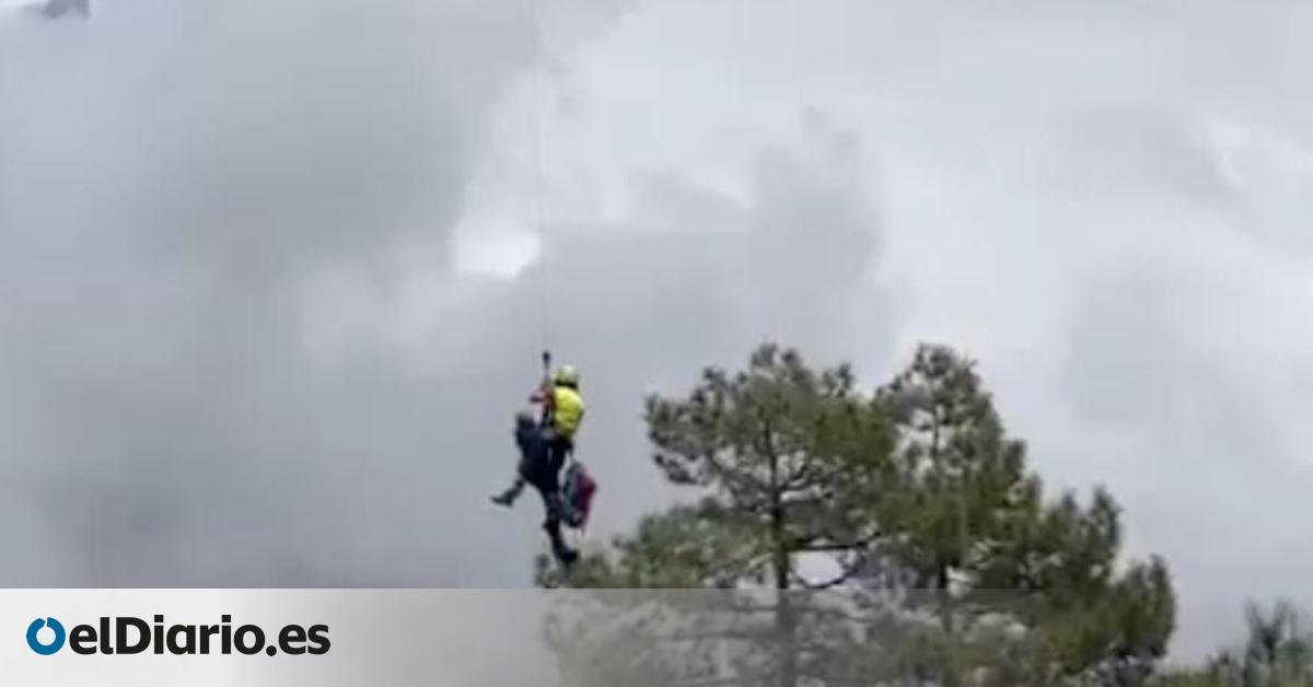 Evacuada en el helicóptero del GES una senderista herida en el Benejado