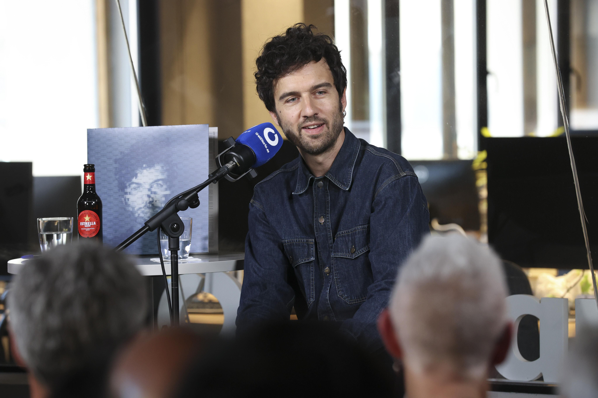 Guille Galván en la redacción de elDiario.es, en imágenes