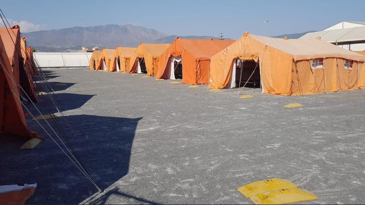 Ya está instalado el nuevo CATE de Motril con unas 250 plazas para atender a inmigrantes