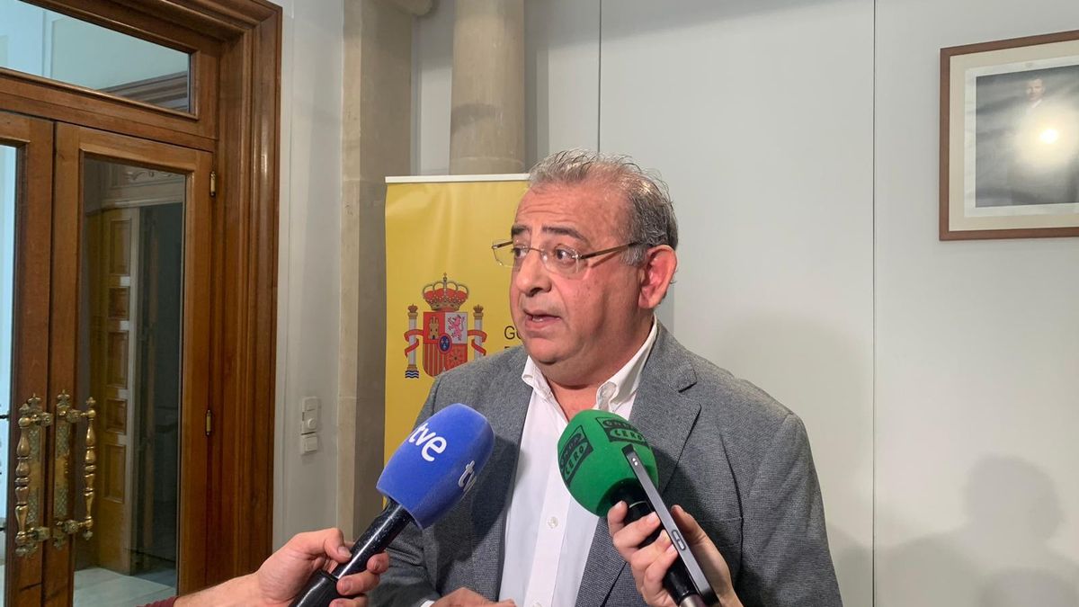El delegado del Gobierno en Baleares, Alfonso Rodríguez, en declaraciones a los medios.