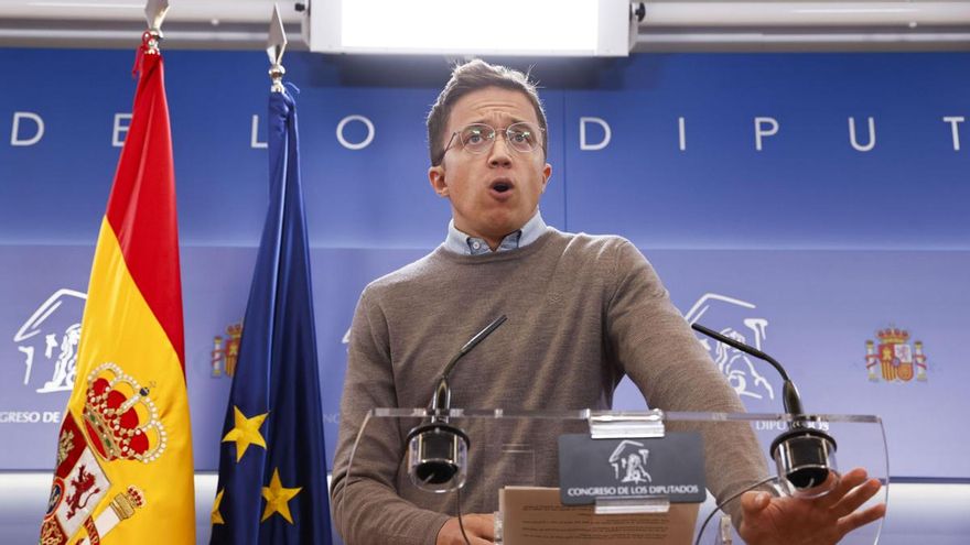 Imagen de archivo del portavoz de Sumar en el Congreso de los Diputados, Íñigo Errejón, en el Congreso de los Diputados en Madrid.