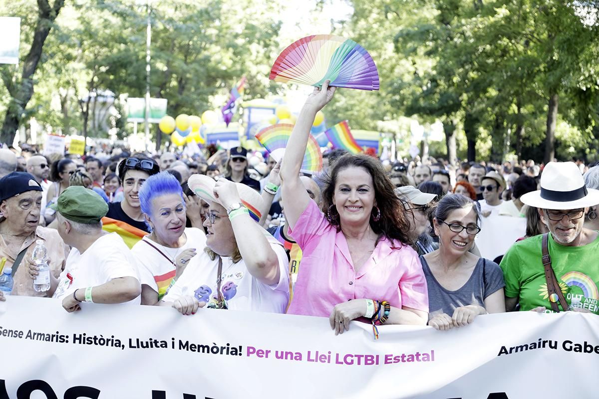 Cabecera de la manifestación del Orgullo