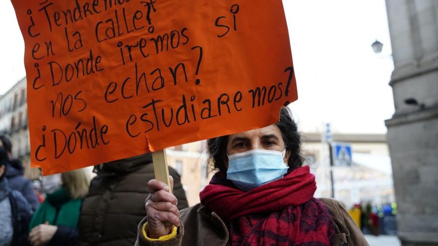 Los afectados exigen soluciones habitacionales a su desahucio