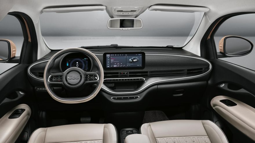 Habitáculo del nuevo Fiat 500.