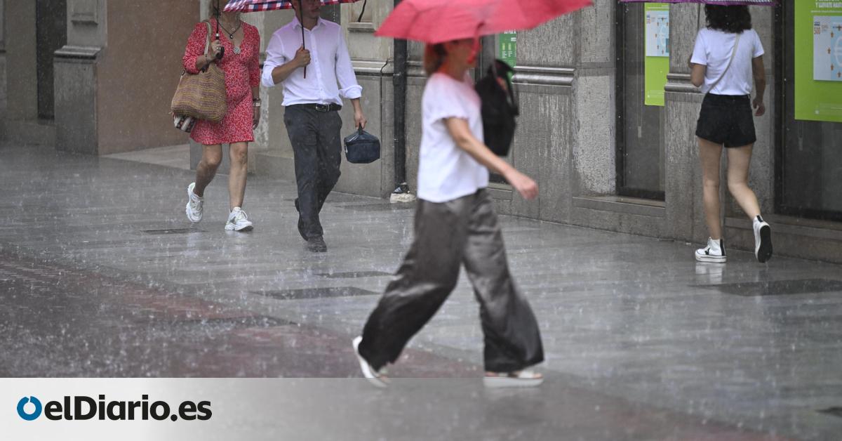 El calor cede unos días: la Aemet prevé un  notable descenso  de las temperaturas a partir del miércoles
