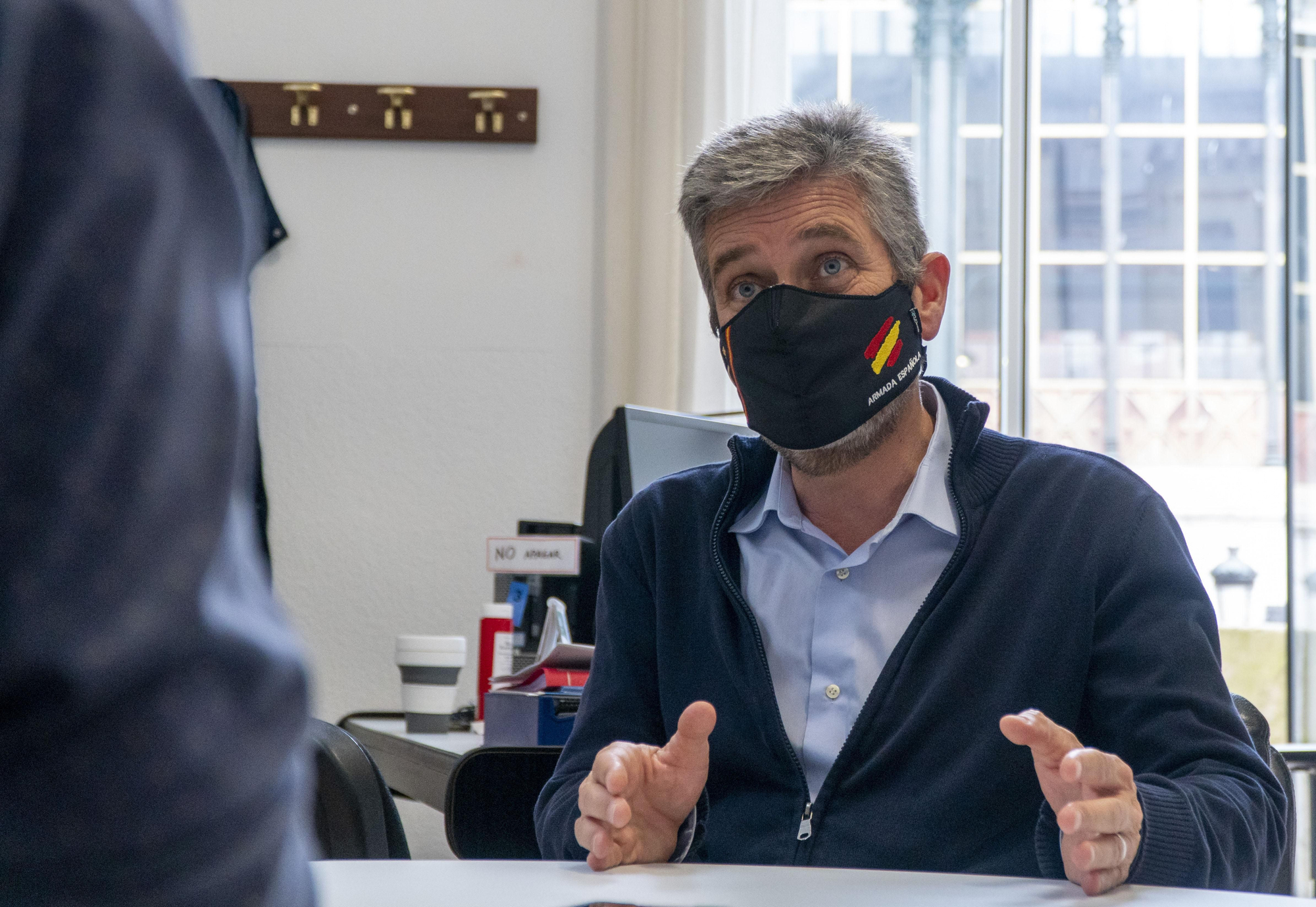 Javier Ceruti durante su entrevista con elDiario.es.