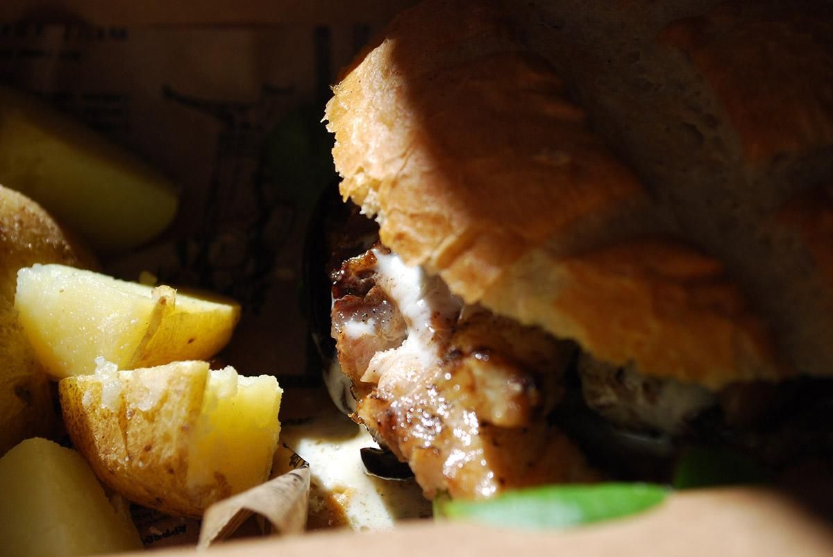 Hamburguesa caravaggesca