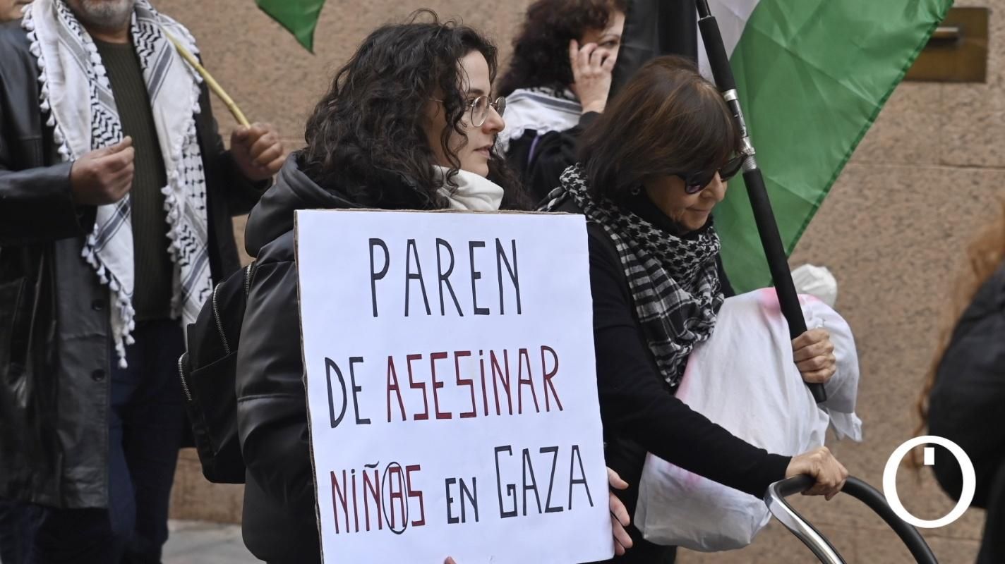 Manifestación por el pueblo Palestino.