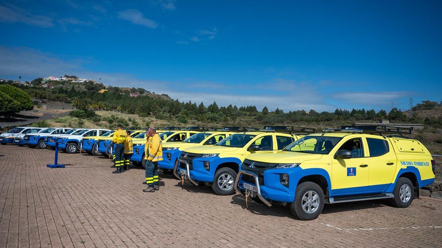 Presentación de los nuevos vehículos para Medio Ambiente en Gran Canaria