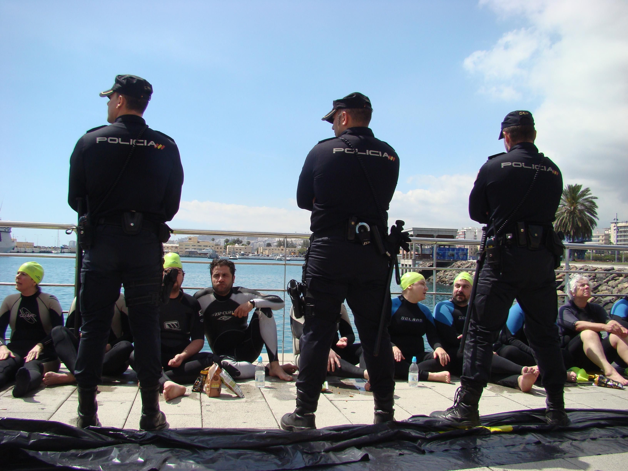 Acción antimilitarista en la Base Naval de Las Palmas de Gran Canaria 13 (Thalía Rodríguez)