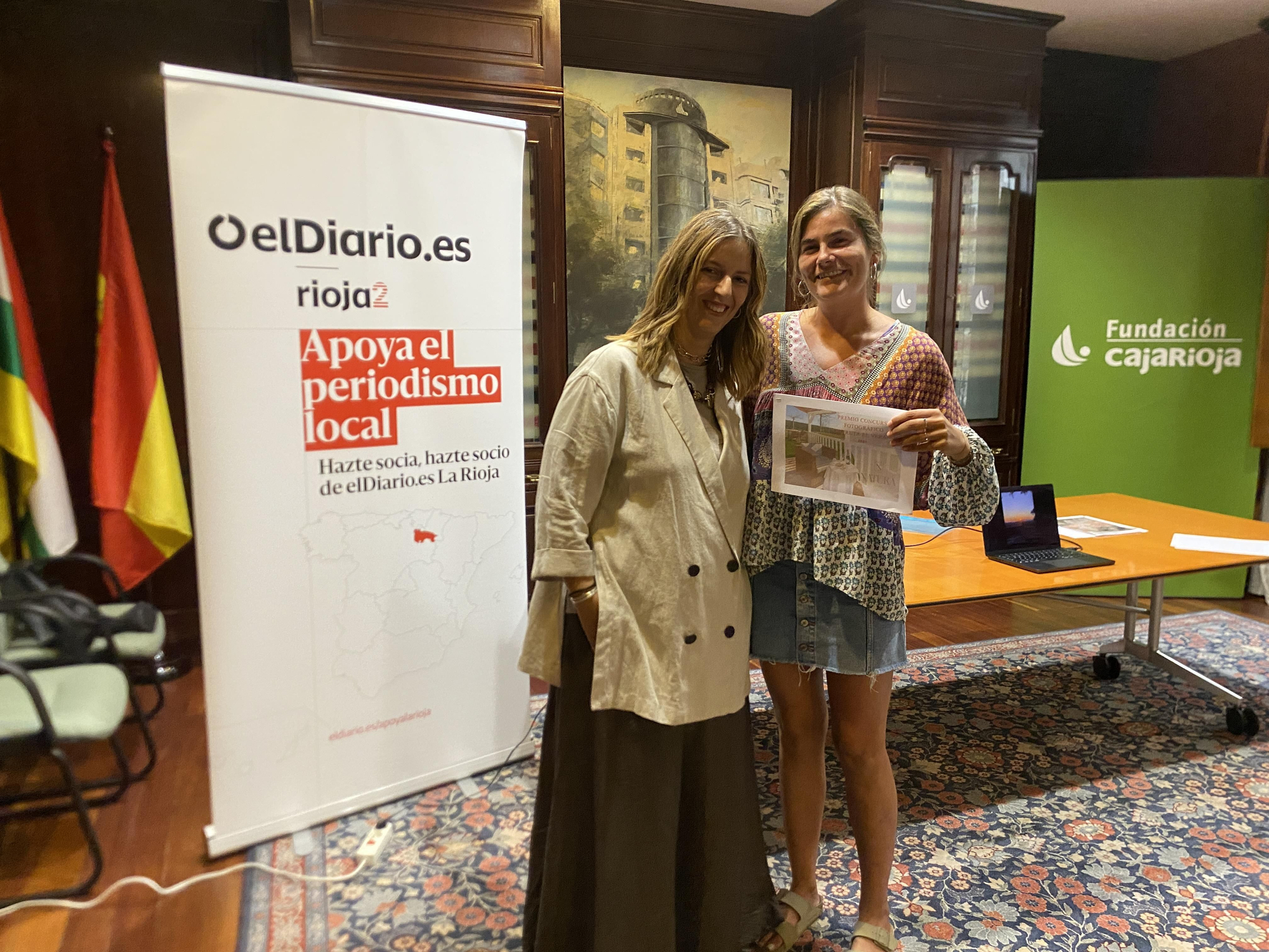 La entrega de premios del concurso de fotografías de verano Disfruta La Rioja