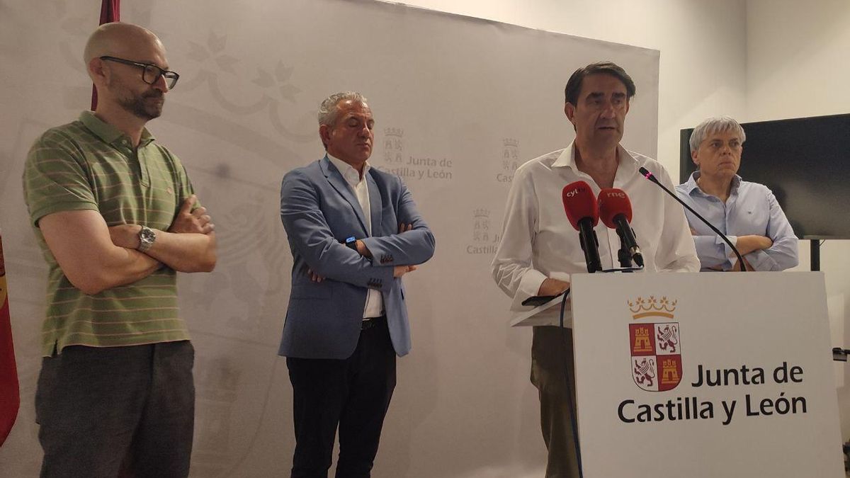 Joint appearance of the Board and the Government to inform the death of a volunteer in the extinction of fires in León