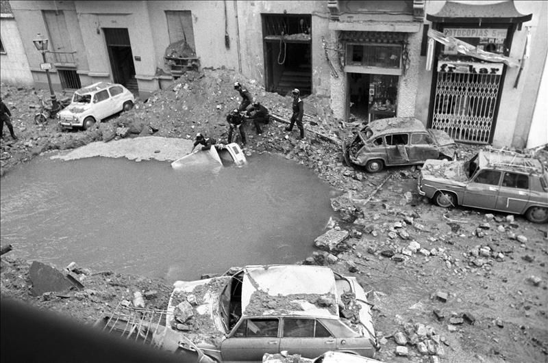 El atentado de Carrero, primera placa del recuerdo de Madrid a las víctimas