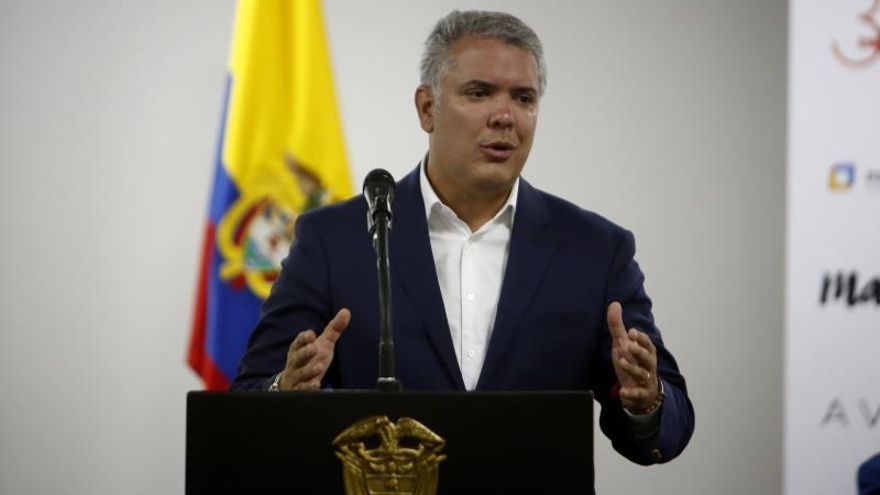 En la imagen, el presidente de Colombia, Iván Duque.