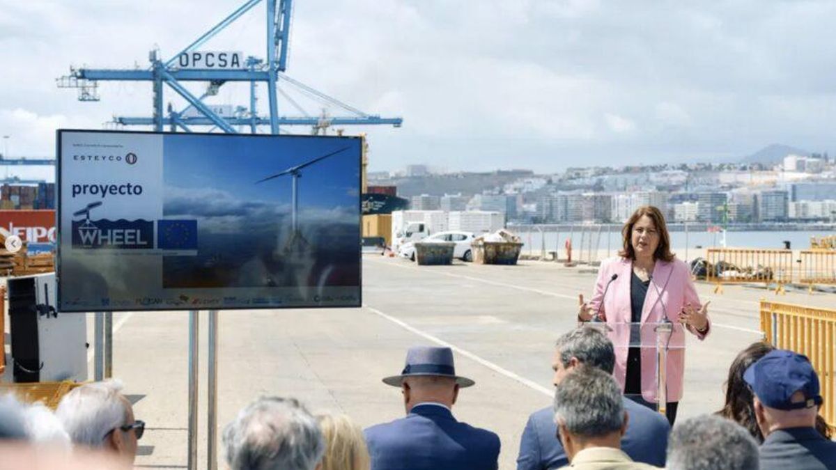 Las Palmas acoge la presentación institucional del proyecto europeo WHEEL, una tecnología innovadora para impulsar la eólica marina flotante