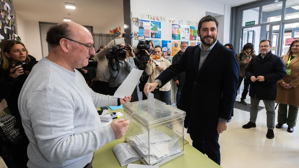 El candidato de VOX al Gobierno de Aragón, Alejandro Nolasco.