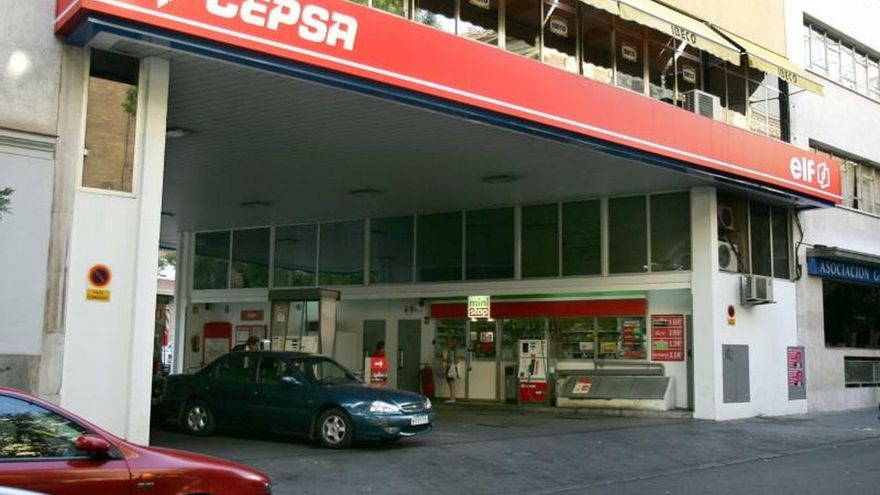 Foto de una gasolinera de Cepsa en Madrid.