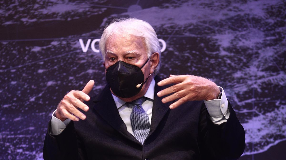 El expresidente del Gobierno, Felipe González, interviene durante el Euroforo Vocento 'Europa, Europa. Ser o no ser'