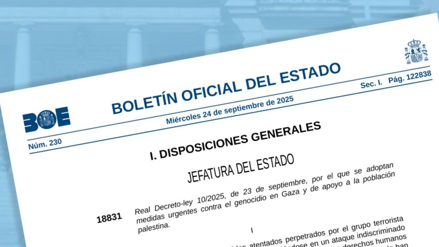 Texto íntegro del decreto de embargo de armas a Israel aprobado por el Gobierno y publicado en el BOE