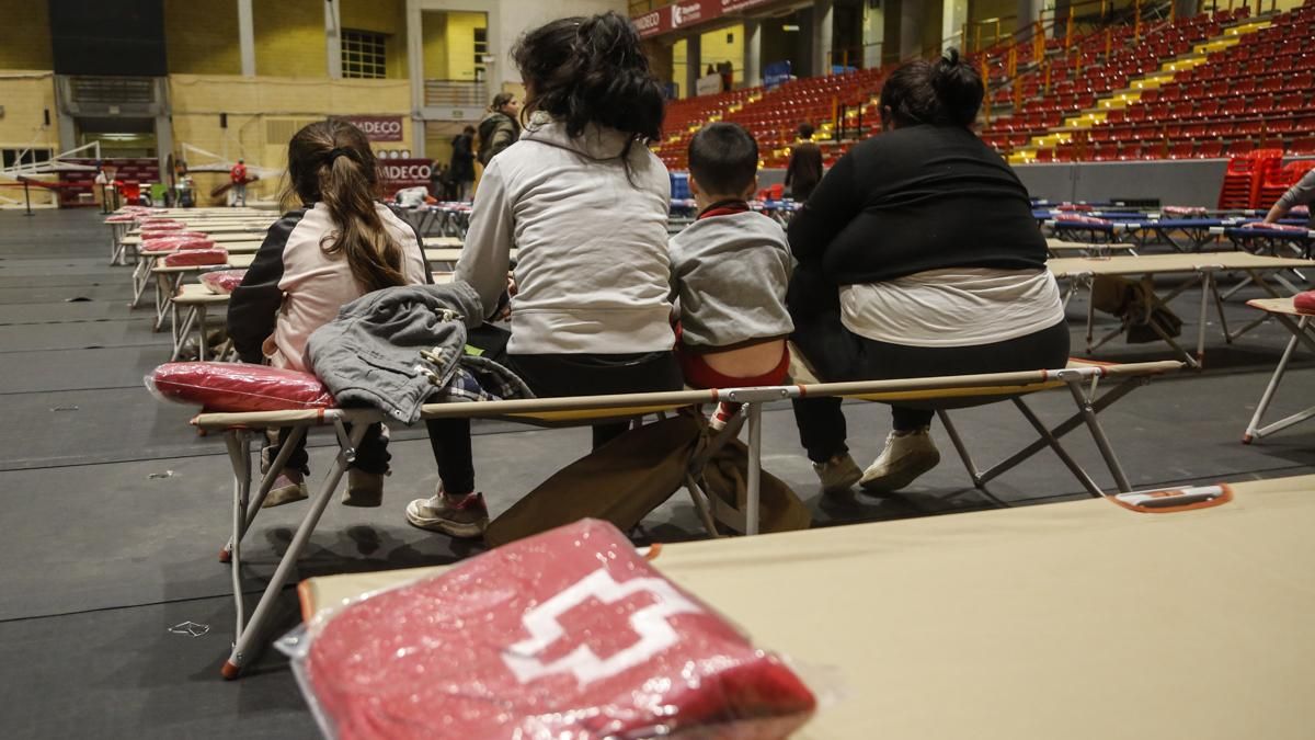 Familias en el dispositivo de Cruz Roja de Vista Alegre
