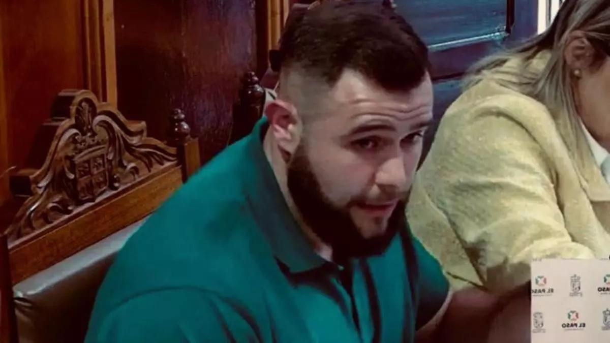 Bryan Martín, concejal del PSOE en el Ayuntamiento de El Paso.