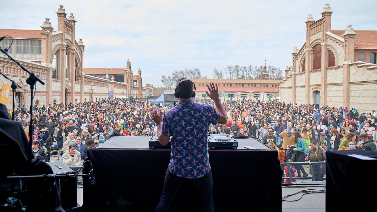 Fiesta de Carnaval en Matadero Madrid en 2023