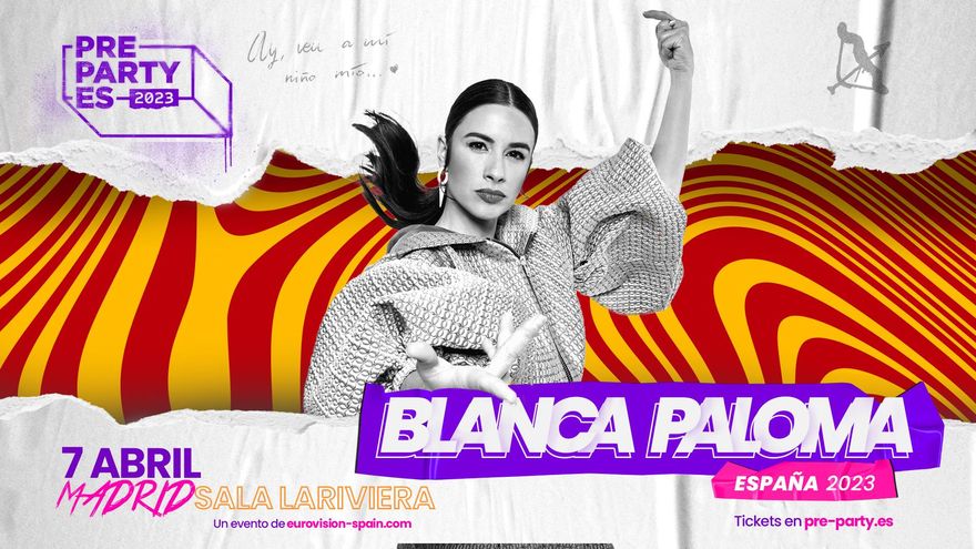Blanca Paloma será la anfitriona de la PrePartyES