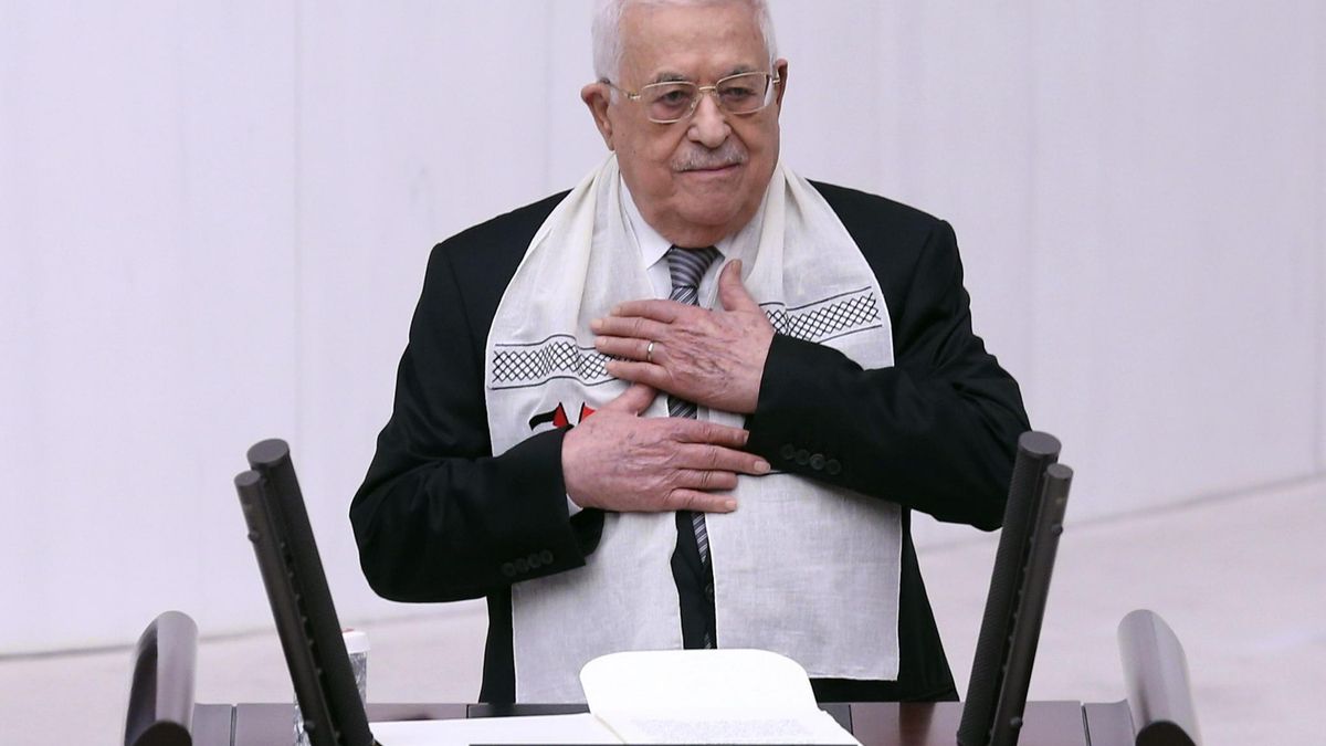 Fotografía de archivo del presidente de la Autoridad Palestina, Mahmoud Abbas, en Ankara (Turquía) EFE/Necati Savas