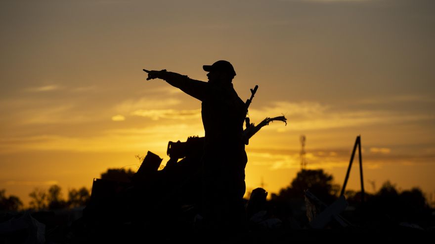 Imagen de archivo de un soldado ucraniano. EFE/Orlando Barría