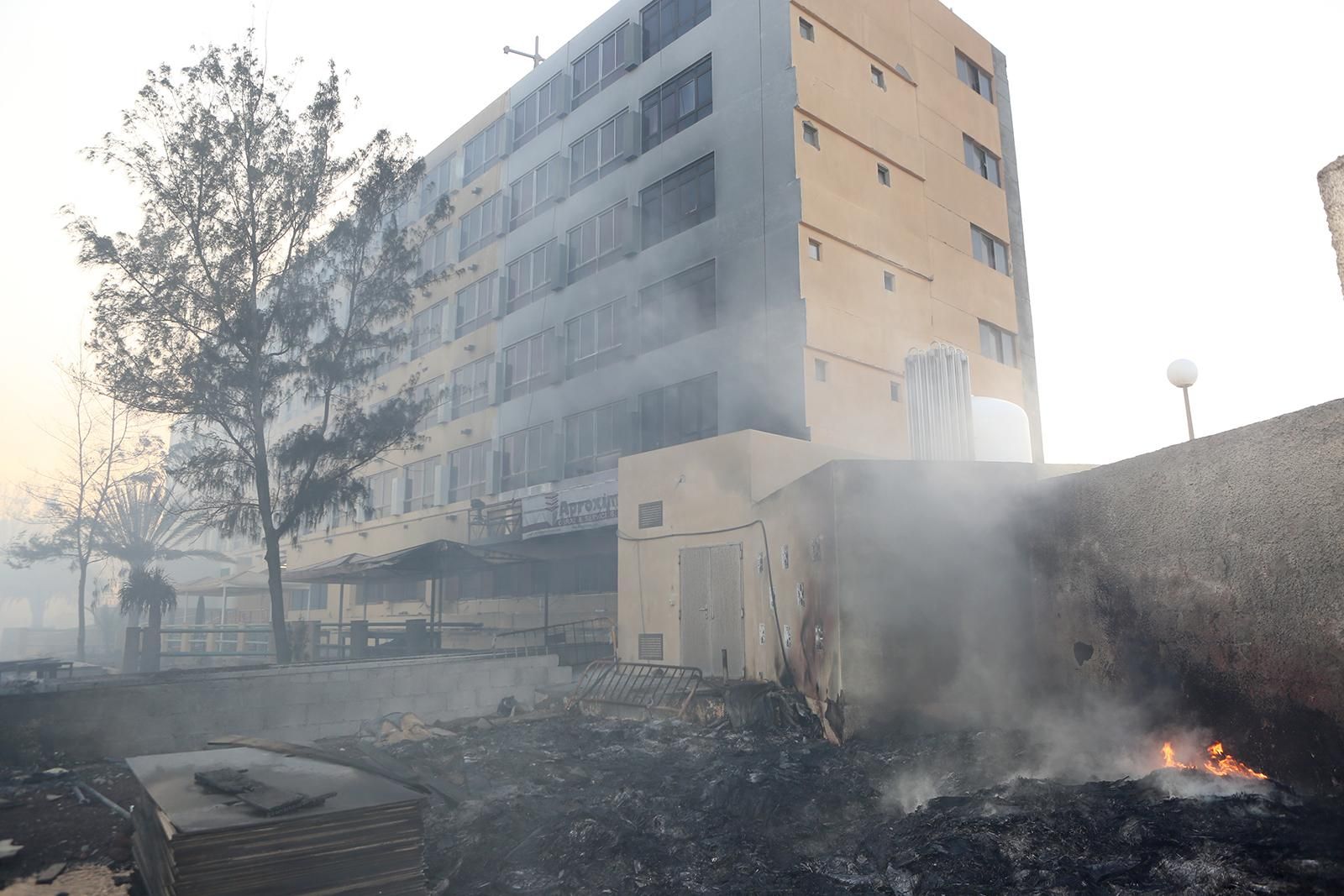Incendio en La Garita. (ALEJANDRO RAMOS)