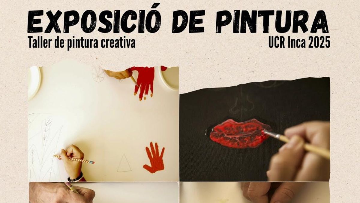 Cartell de l’exposició de pintura del Taller de Pintura Creativa