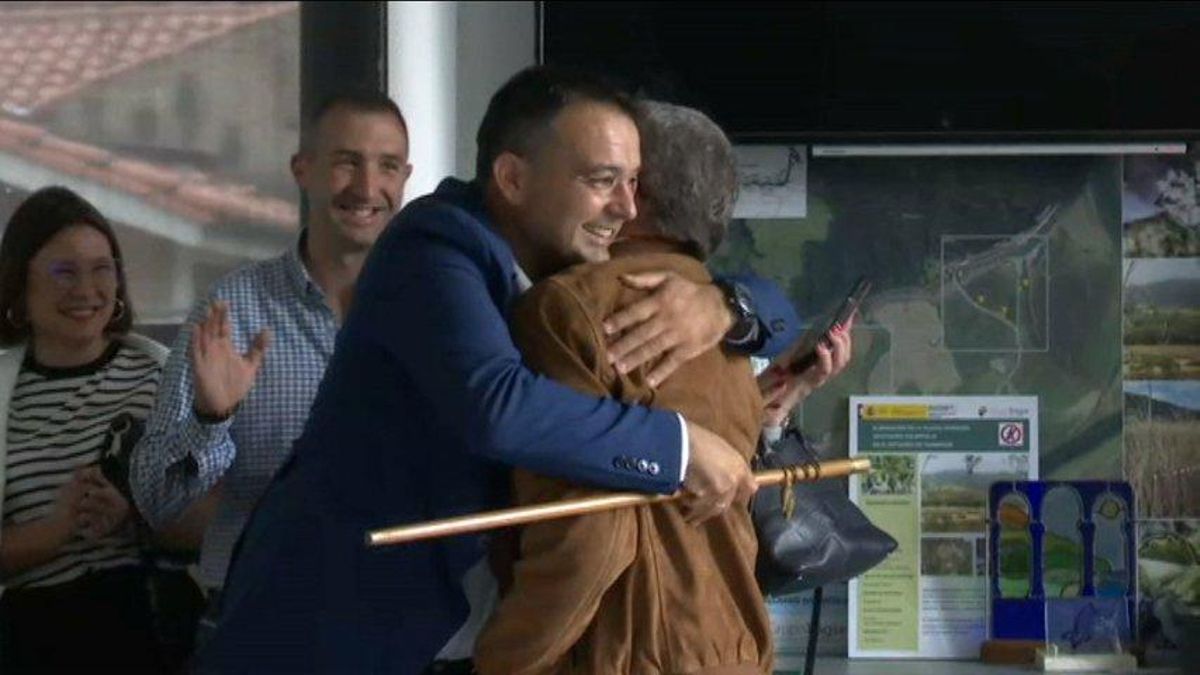 El alcalde de Ribadedeva, Jorge Martínez, el día de su investidura.