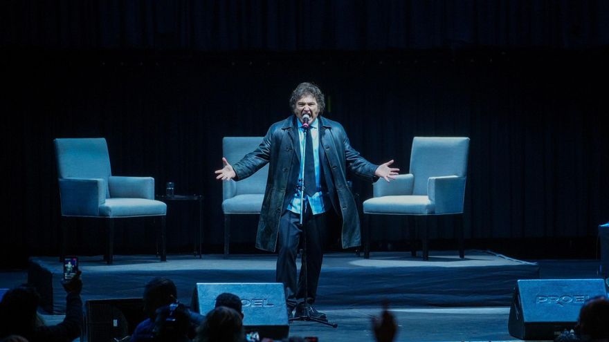 En un acto autocelebratorio, Milei volvió a cargar contra el Estado, la ley de aborto y el “maldito socialismo”