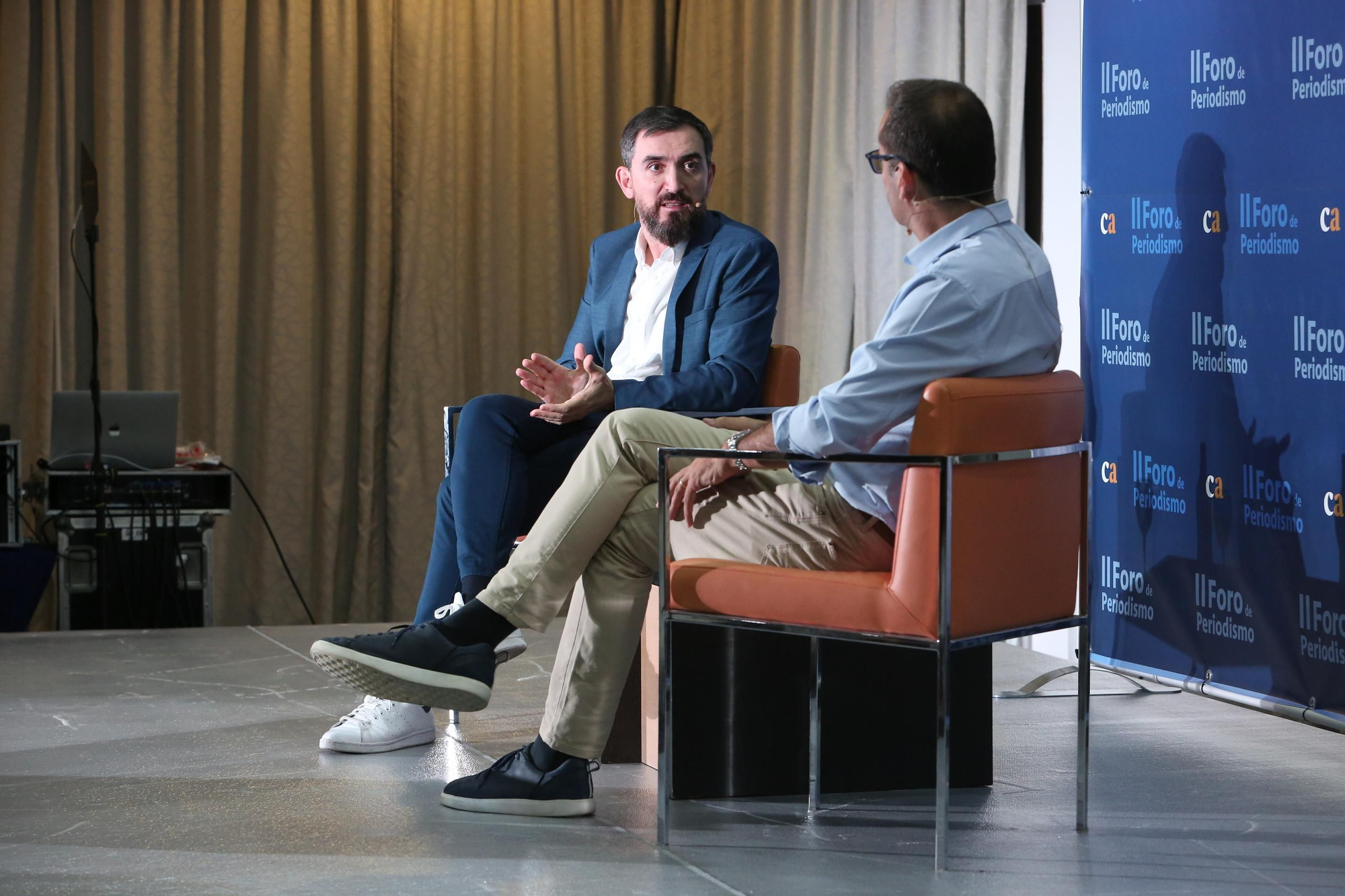 Ignacio Escolar debate con David Jiménez en el II Foro de Periodismo de Canarias Ahora