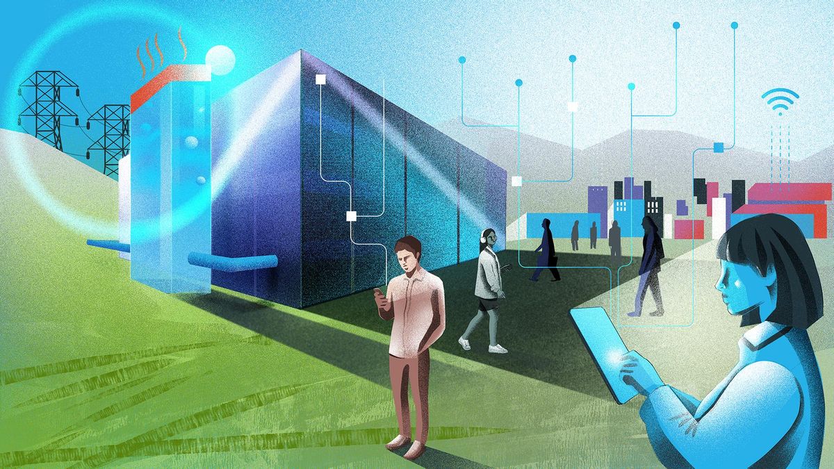 Centros de datos para sostener la inteligencia artificial.