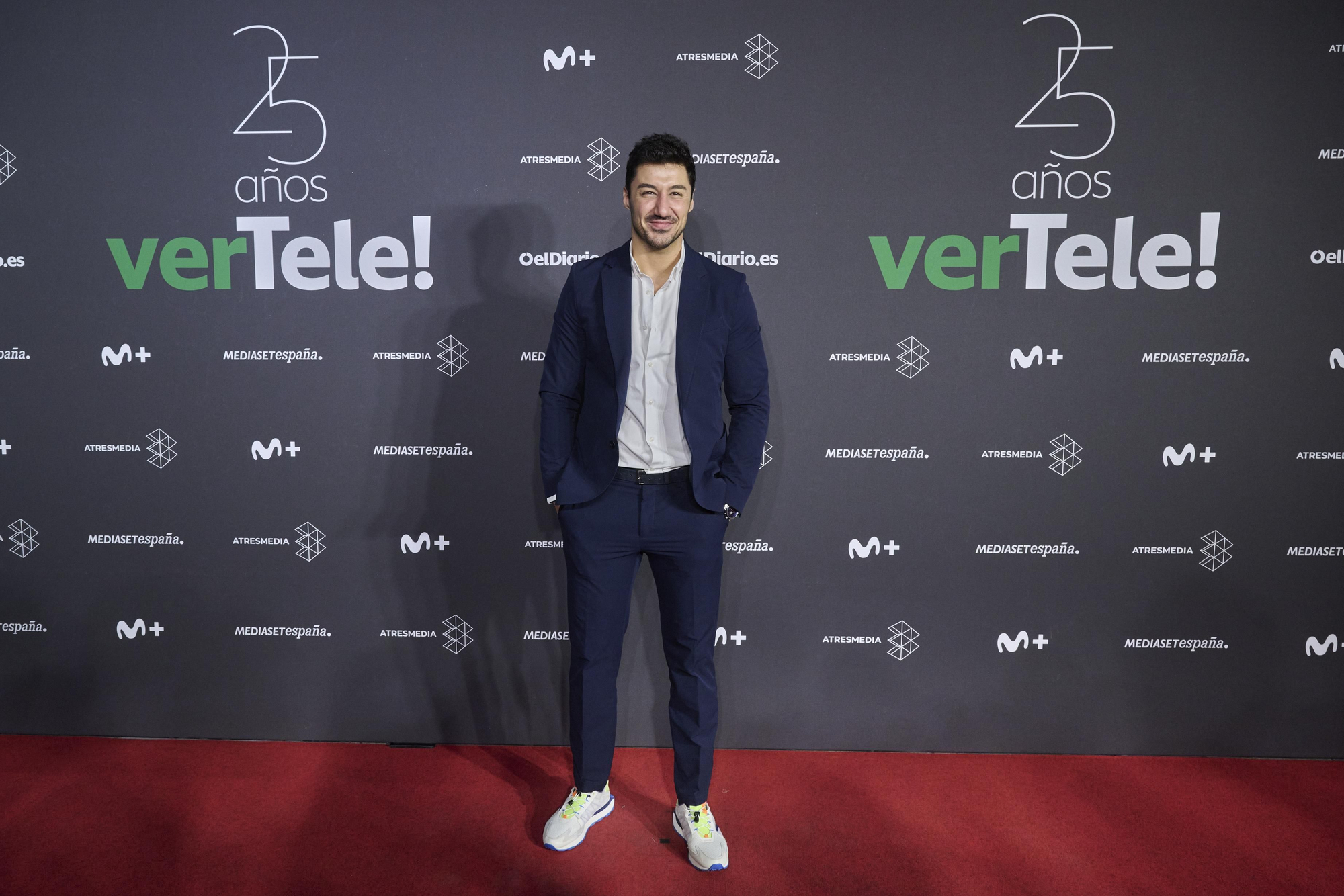 Francisco Cacho en la fiesta 25 aniversario de verTele