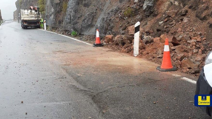 La borrasca Filomena deja 59 litros de agua por metro cuadrado, incidentes en carreteras y amenaza a Canarias hasta el fin de semana