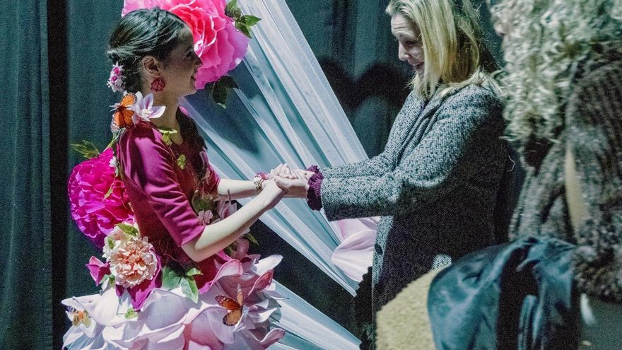 Victoria García Gil, durante la gala de clausura.