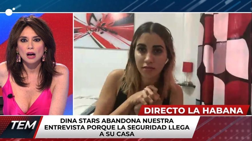 Detienen a la youtuber cubana Dina Stars en mitad de una entrevista en directo con 'Todo es mentira'