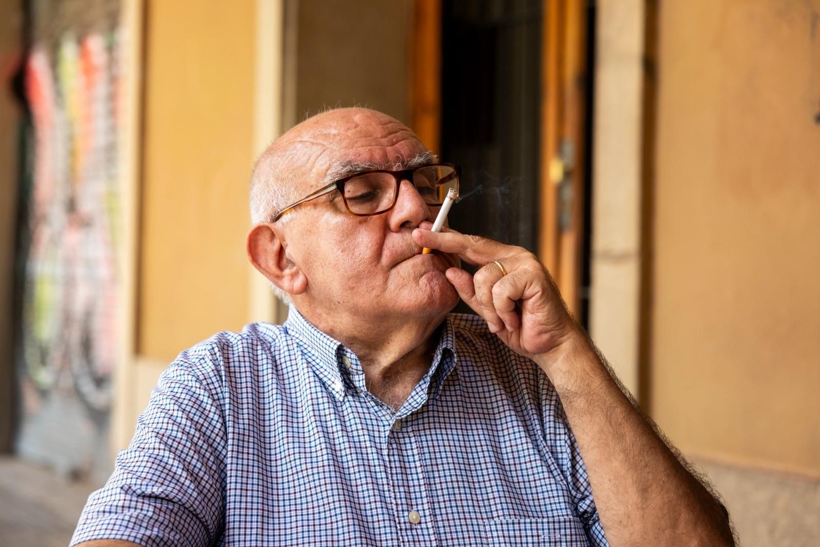 El antropólogo y catedrático Manuel Delgado, durante la entrevista con elDiario.es.