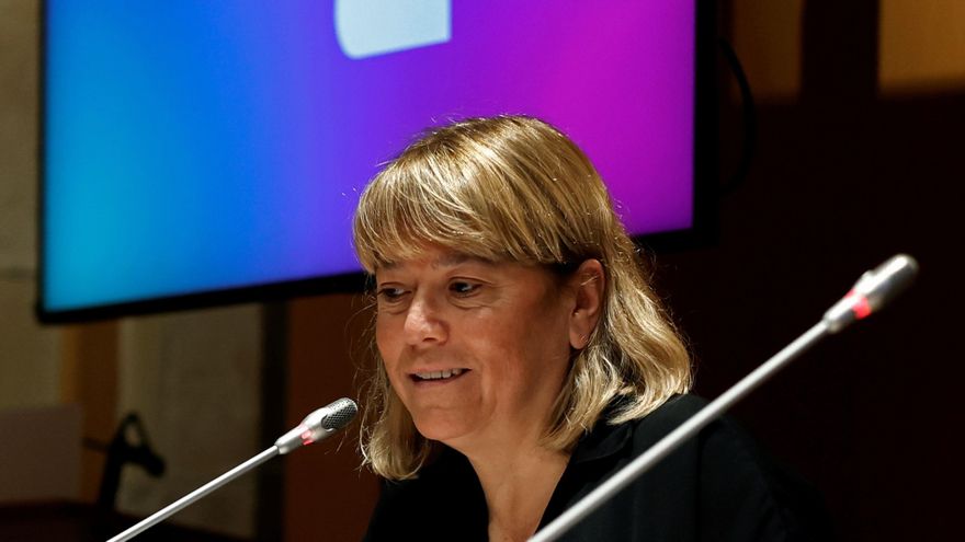 La consellera de Cultura, Natàlia Garriga. EFE/Toni Albir/Archivo