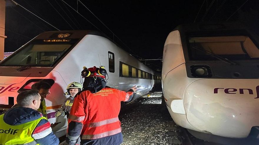 La investigación apunta a un error humano como causa del choque de dos trenes en Málaga que ha dejado 13 heridos