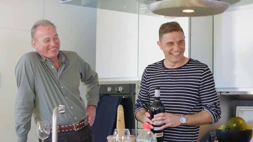 Bertín Osborne y Joaquín, en 'Mi casa es la tuya'