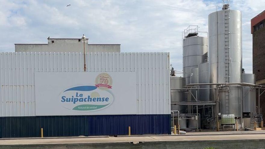 La fábrica de La Suipachense, paralizada.