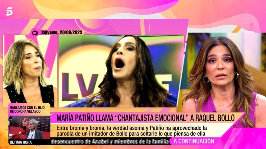 Raquel Bollo contraataca desde 'Fiesta' a María Patiño, con dardo por el final de 'Sálvame'