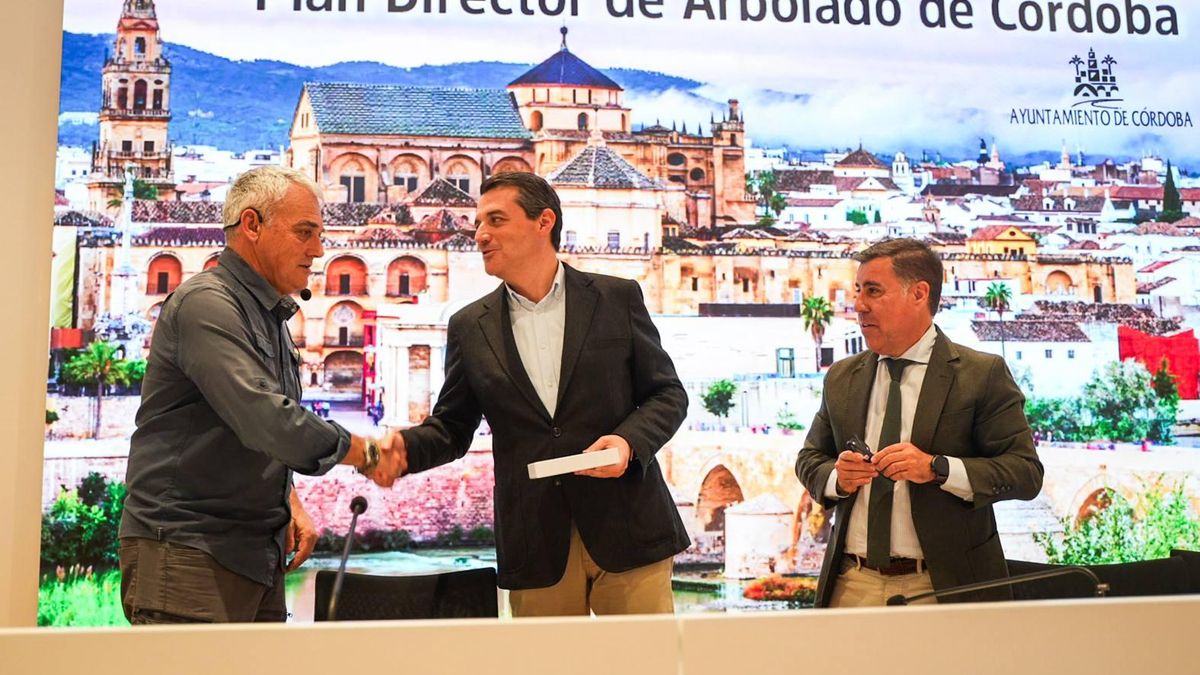 Acto de presentación del Plan Director de Arbolado de Córdoba.