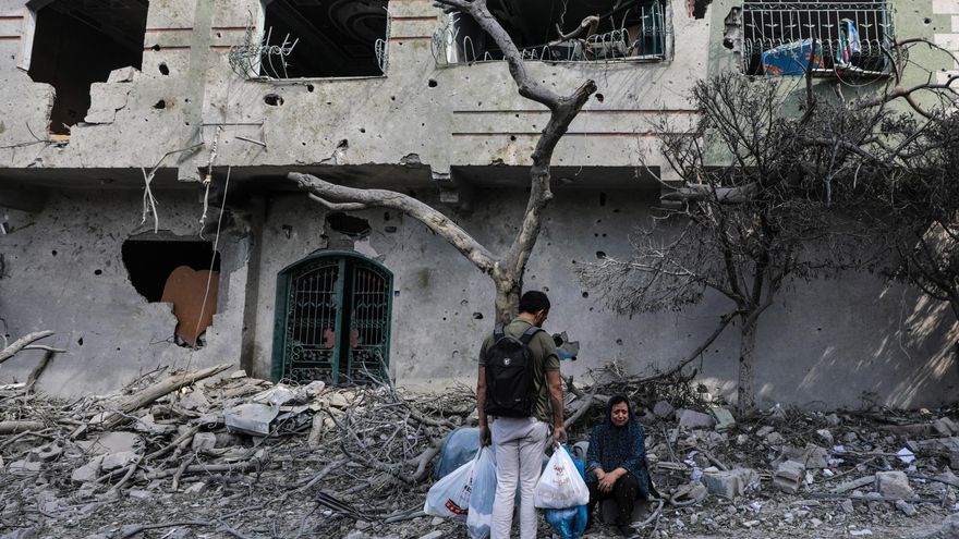 Los desplazados civiles de la guerra en Gaza suman ya 423.000, confirma la ONU