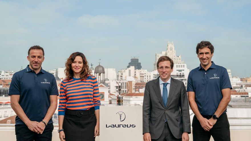 Ayuso y Almeida pagarán 500.000 euros por traer los premios Laureus a Madrid, doce veces más que Sevilla en 2022