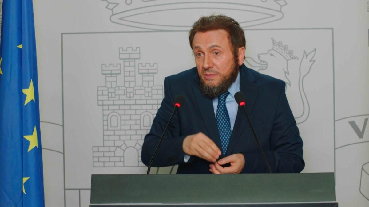 José Mota, parodiando a Óscar Puente en 'El juego del camelar'