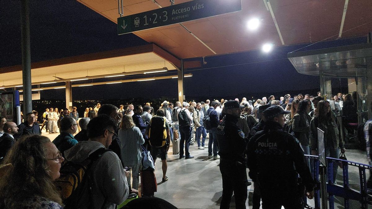 Estación AVE de Toledo en la mañana del 8 de octubre de 2025